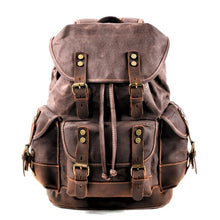 Load image into Gallery viewer, Durango Waxed Pullstring Backpack
