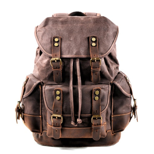 Durango Waxed Pullstring Backpack