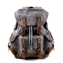 Load image into Gallery viewer, Durango Waxed Pullstring Backpack
