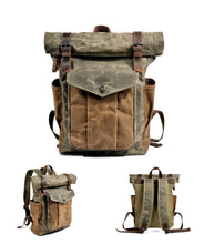 Load image into Gallery viewer, Turin Pocket Rolltop Backpack
